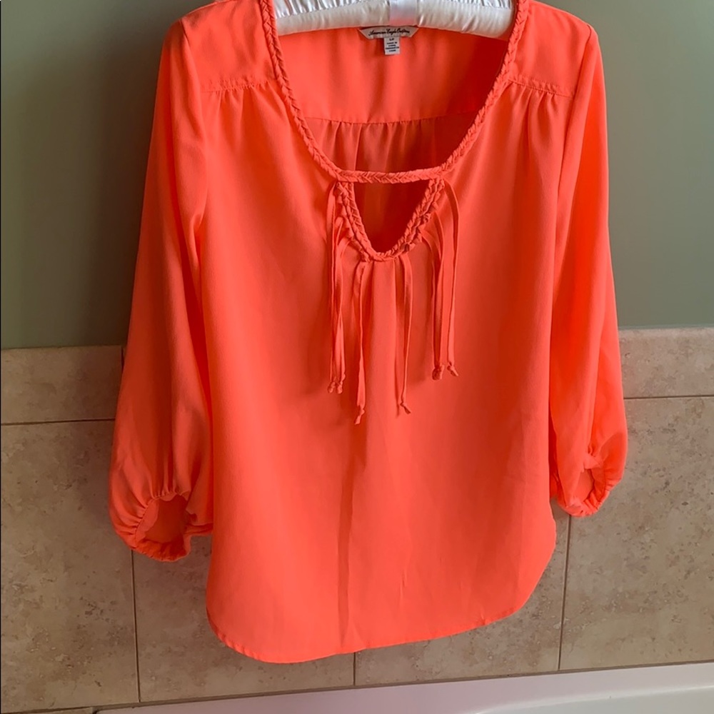 American Eagle orange top